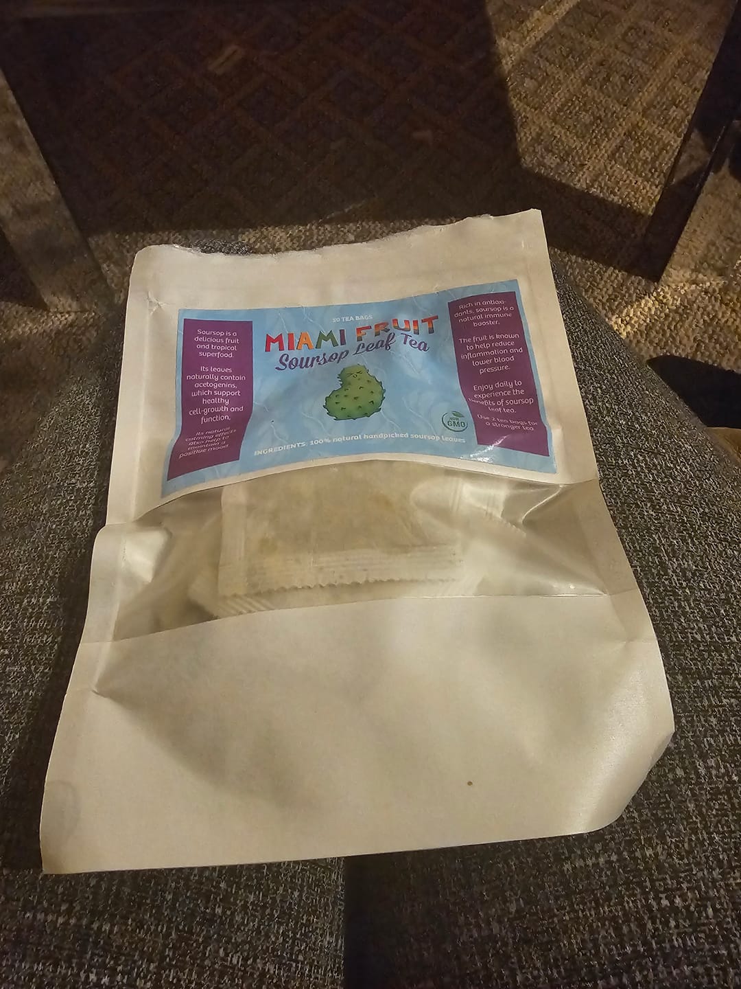 Customer photo review of Soursop Leaf Tea