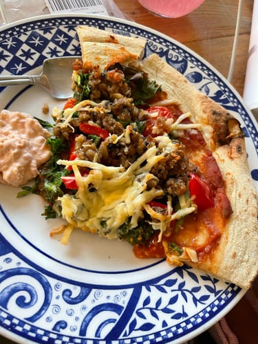 Customer photo review of Sourdough Pizza Bases