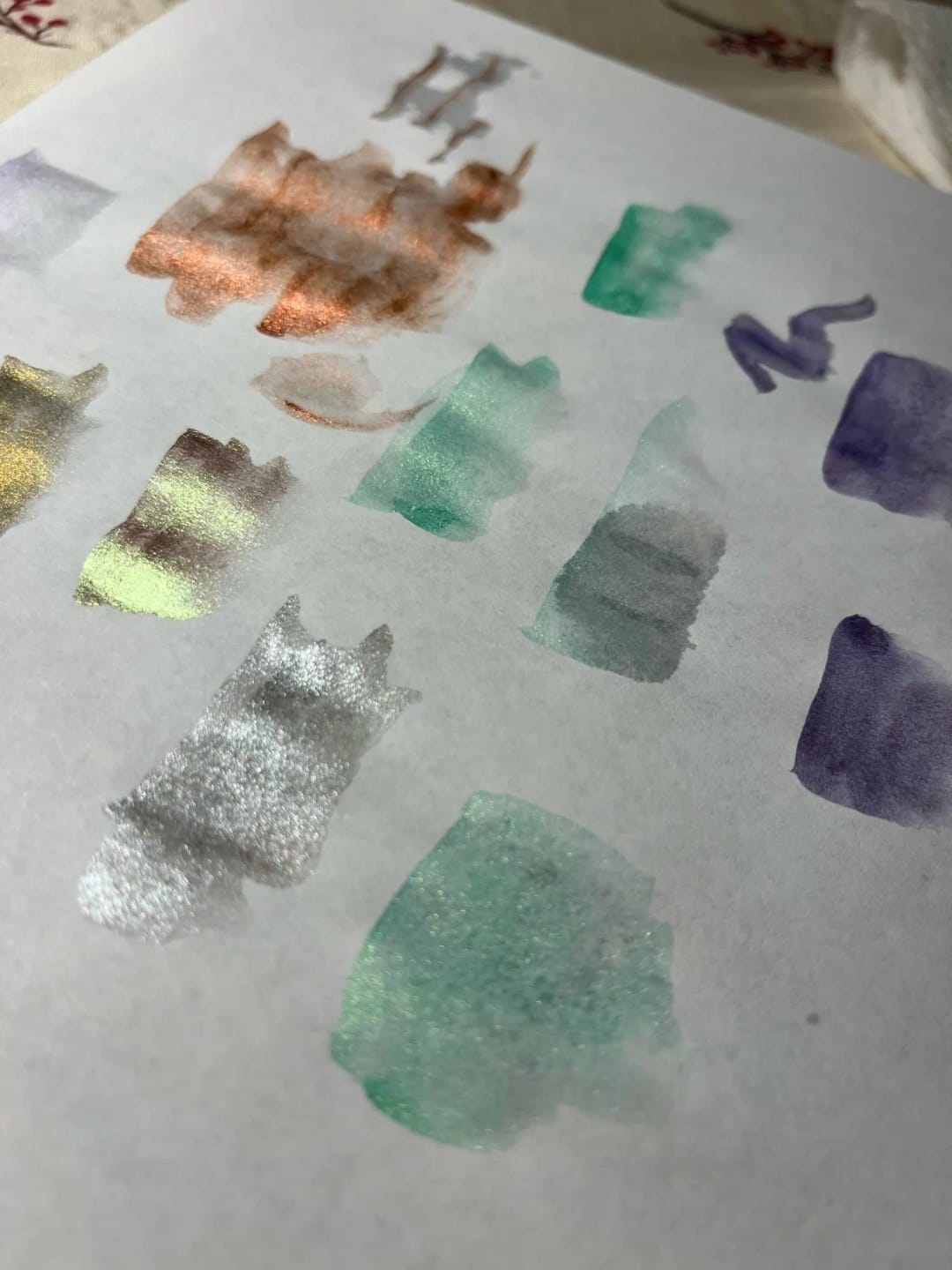 Customer photo review of 20-Color Metal Watercolor Set