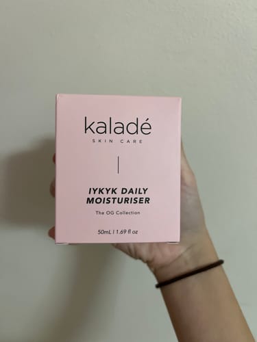 Customer photo review of IYKYK Daily Moisturiser