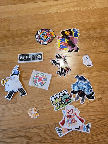 Customer photo review of Free Mystery Sticker at $45