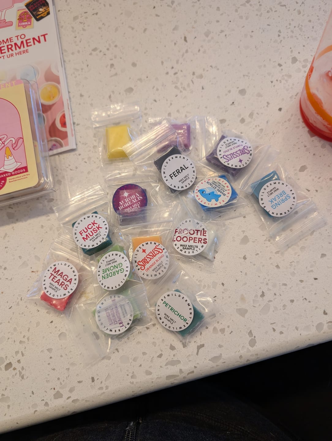 Customer photo review of Wax Sample Pack