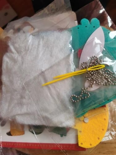 Customer photo review of 6'lı Hayvanlı Dikiş Nakış Seti
