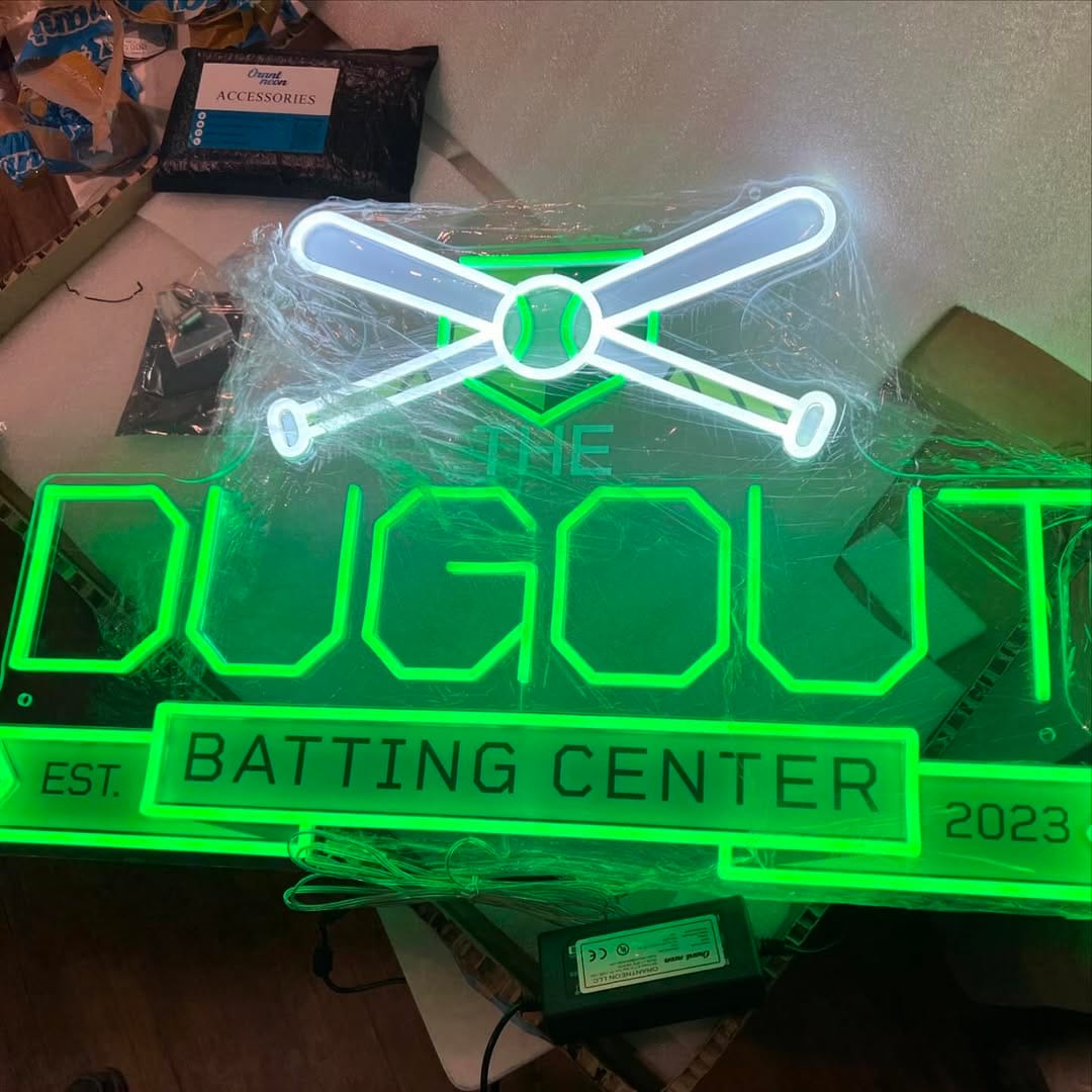 Customer photo review of Custom Neon Signs