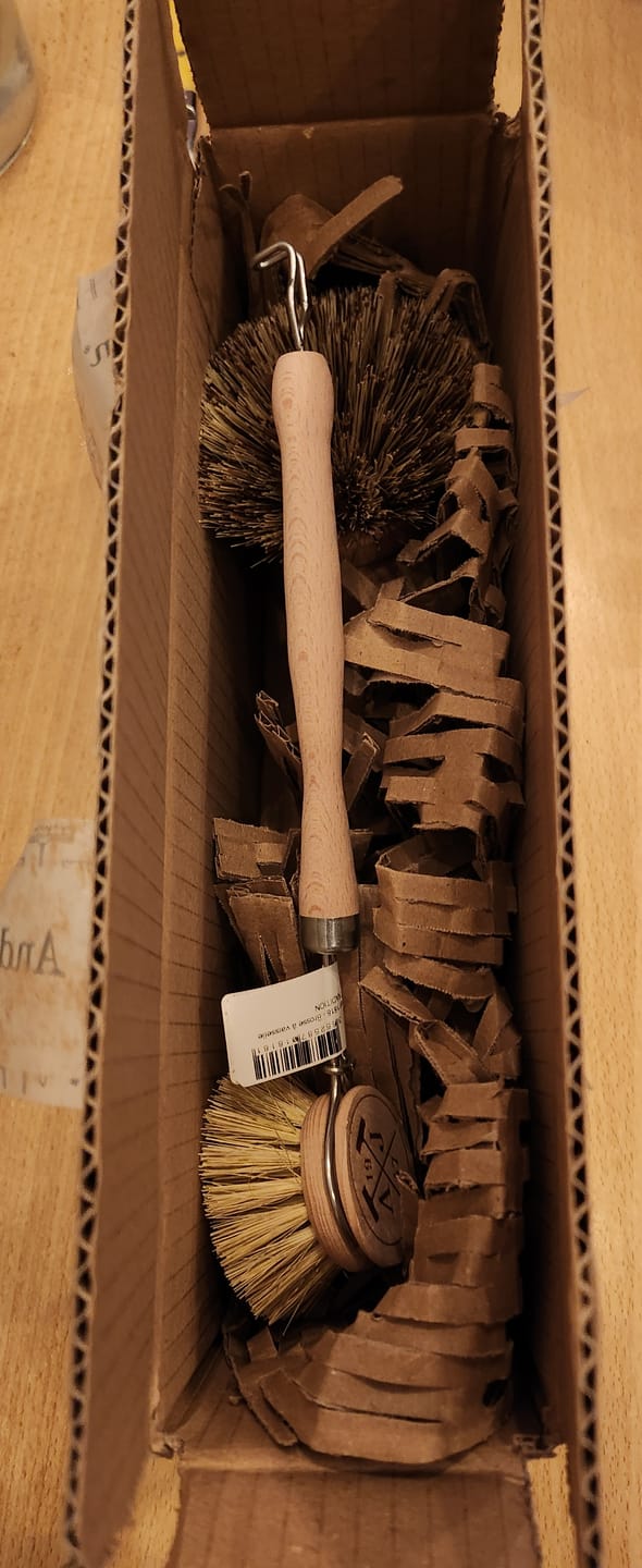 Customer photo review of Brosse à vaisselle à tête remplaçable