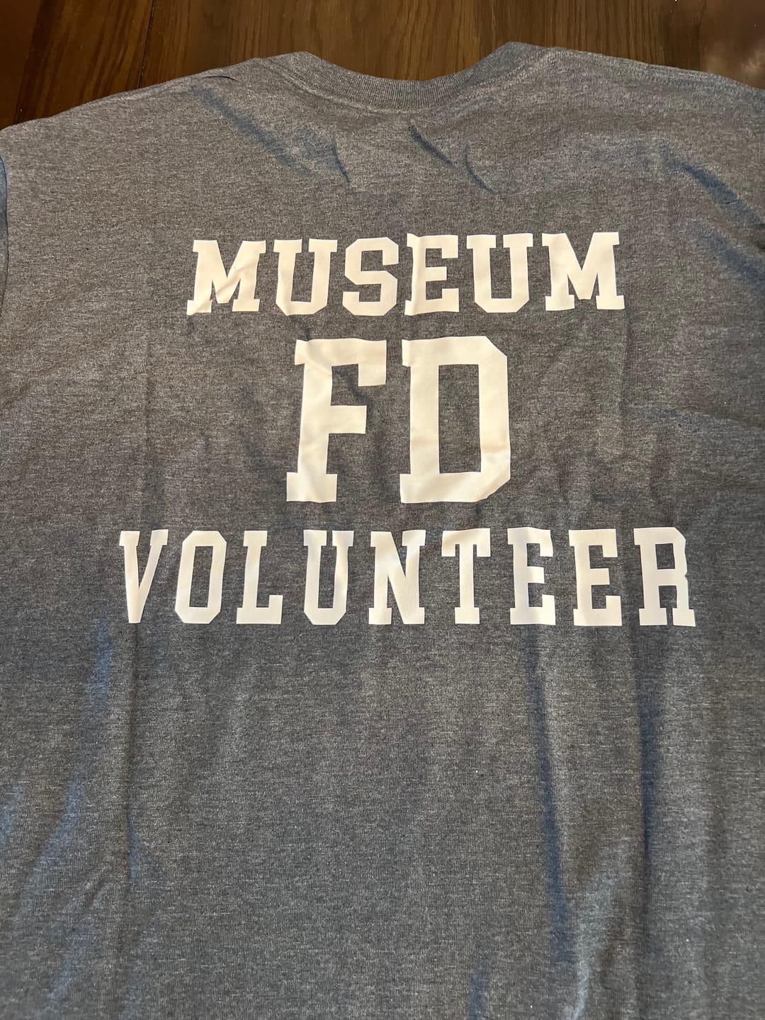 Customer photo review of Custom Fire Department T-Shirt