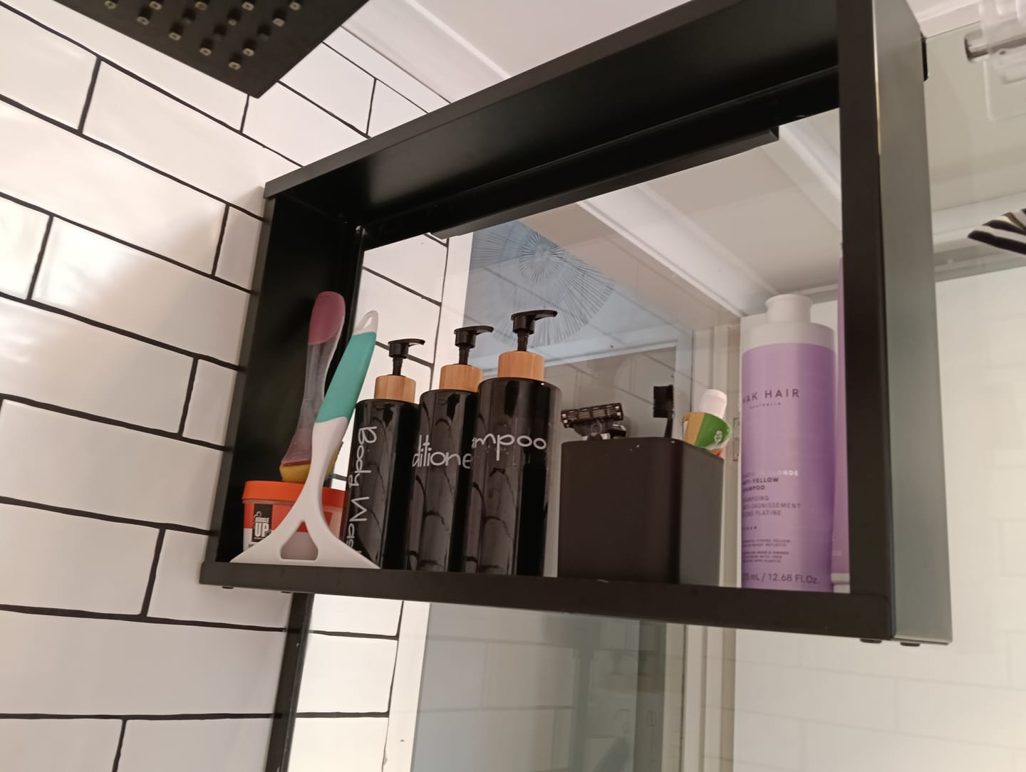 Customer photo review of Shower Shelf Caddy