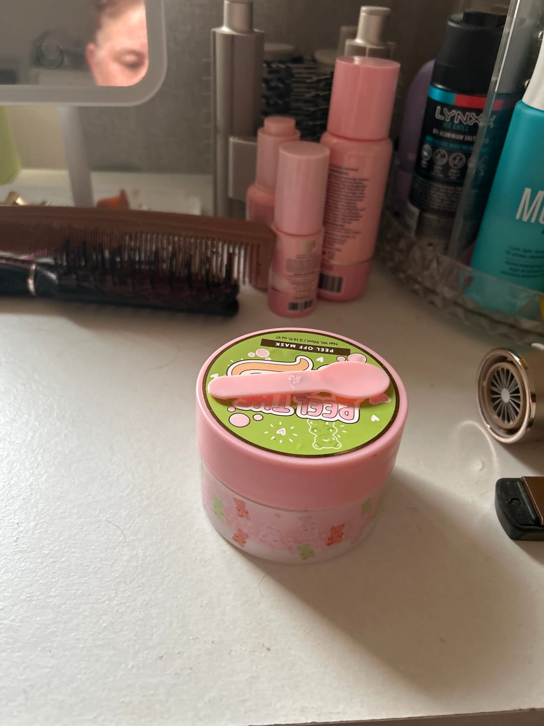 Customer photo review of P.Louise Peel The Love Peel Off Face Mask