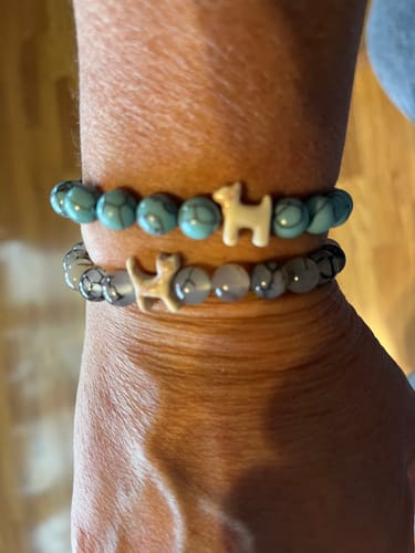 Stacy K. review of STRĀ Dog Beaded Bracelet image 1 out of 1