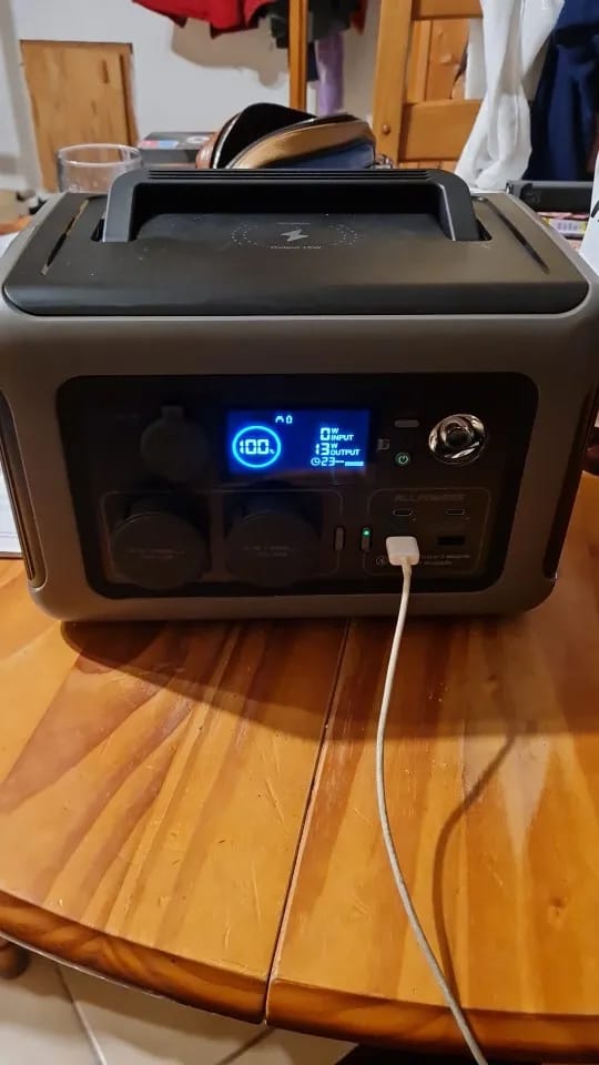 Customer photo review of Tragbare Powerstation - Blackout Cube