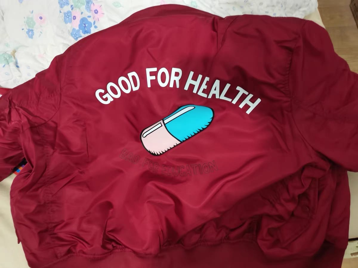 Customer photo review of Akira Retro Flight Jacket