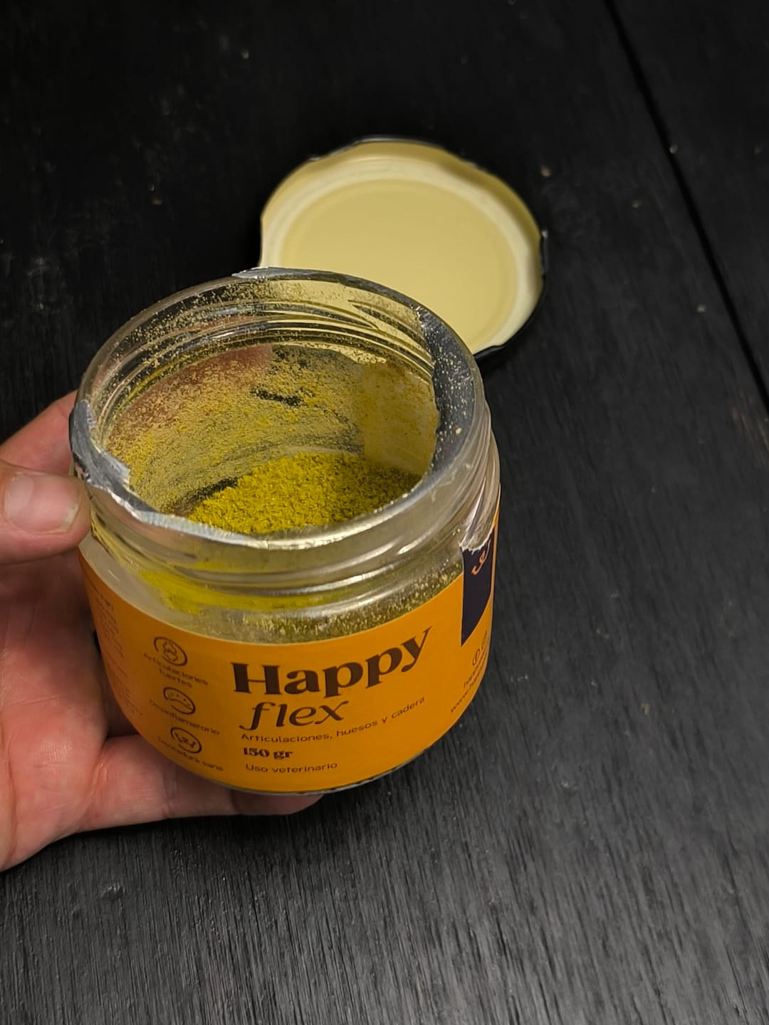 Customer photo review of Happy Flex I  Anti Inflamatorio Para Perros y Gatos. Articulaciones, huesos y cadera