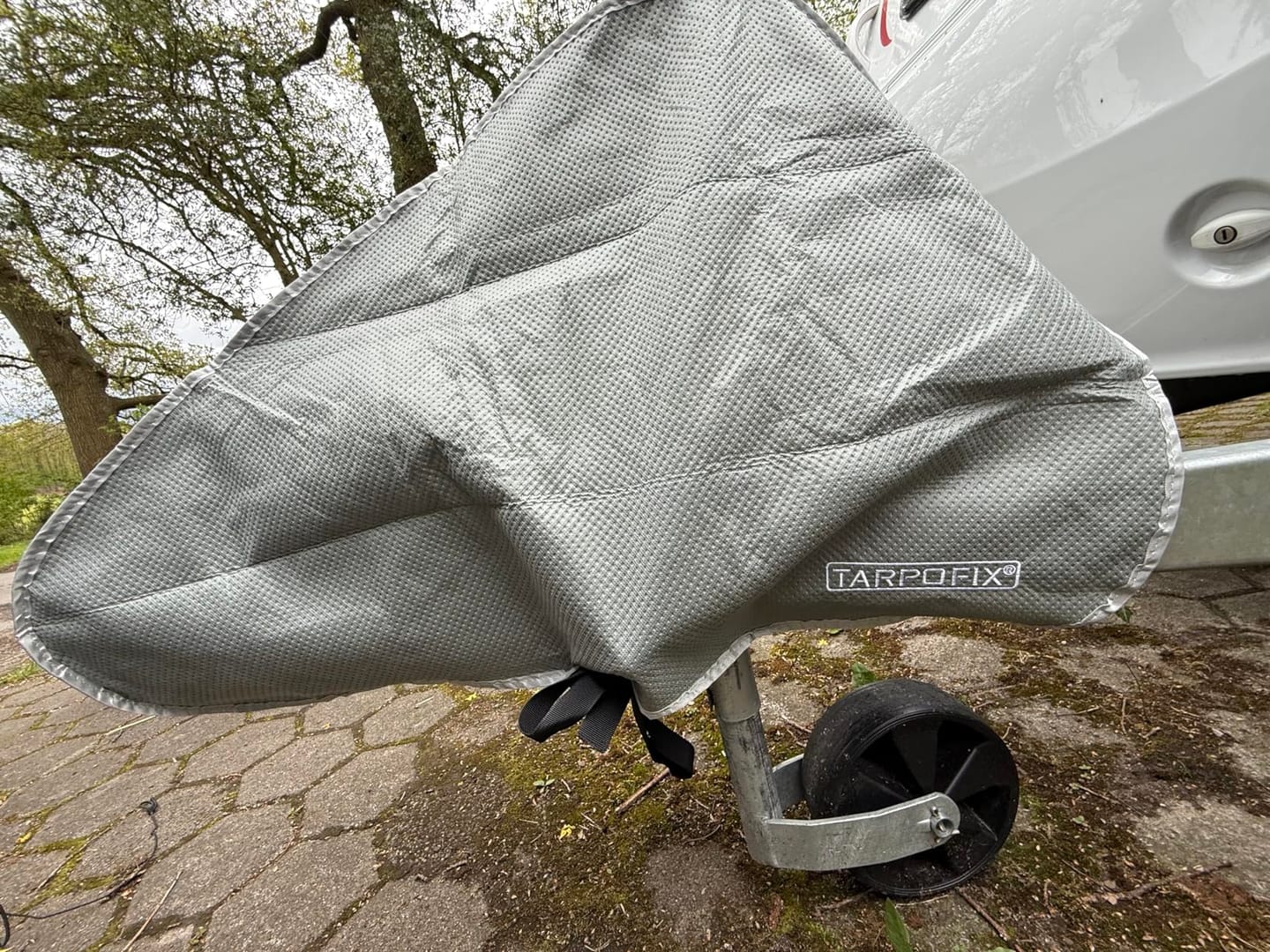 Customer photo review of Deichselabdeckung Grau