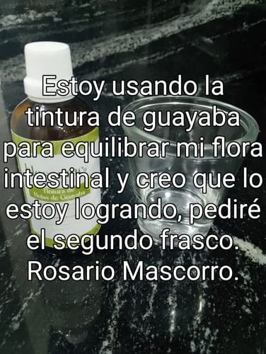 Customer photo review of Tintura de Hojas de Guayaba