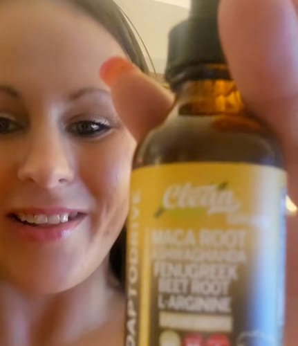 Customer photo review of Maca Root Liquid Drops