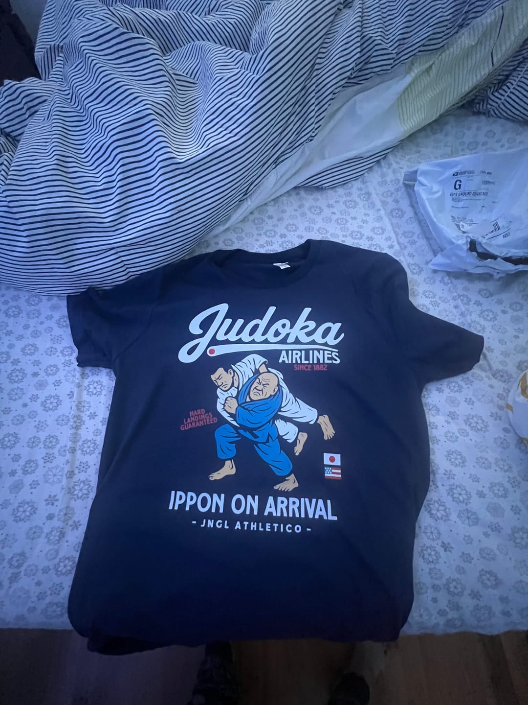 Customer photo review of Judoka Airlines - T-Shirt