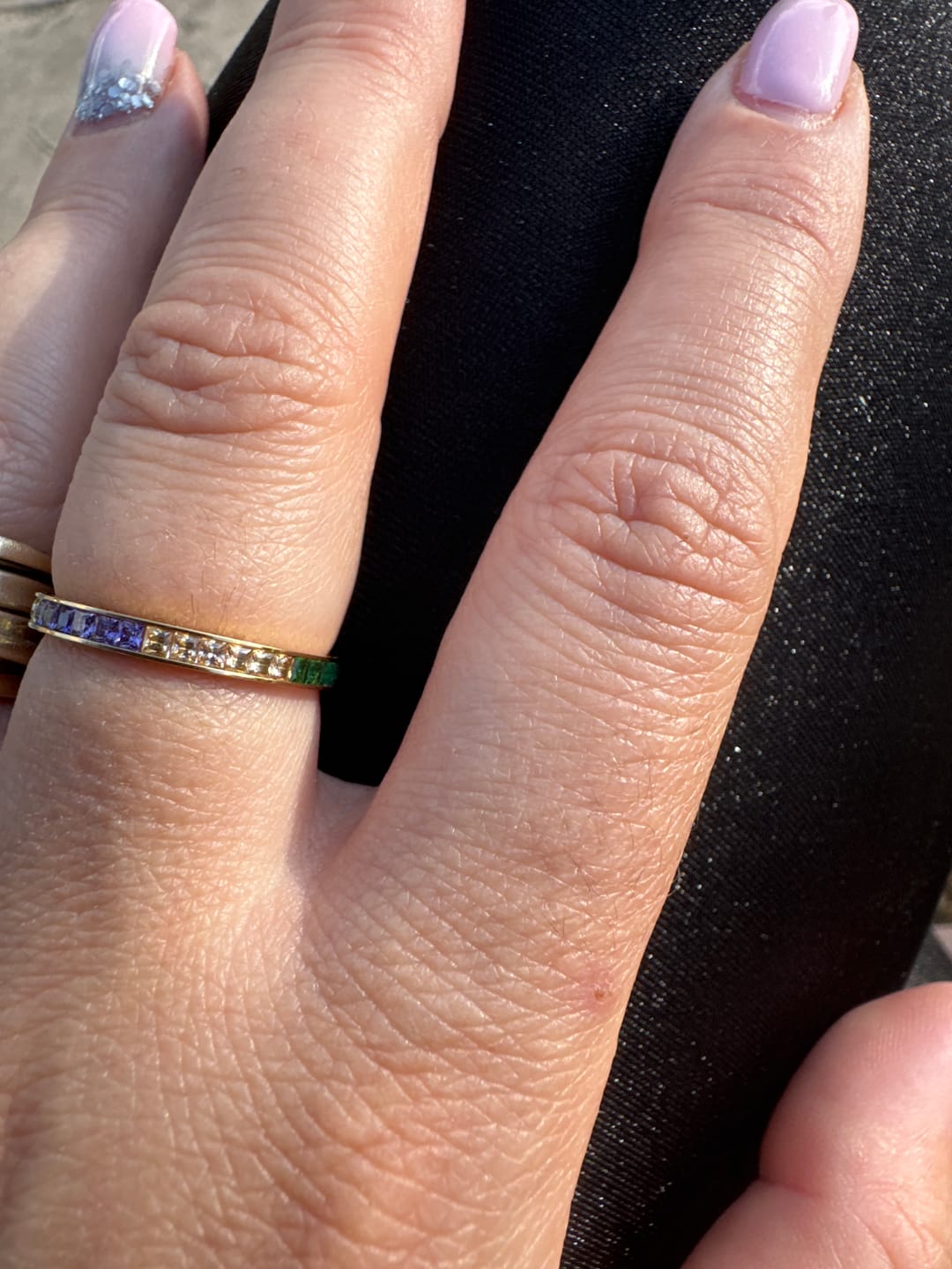 Customer photo review of Inel Rainbow - Gold