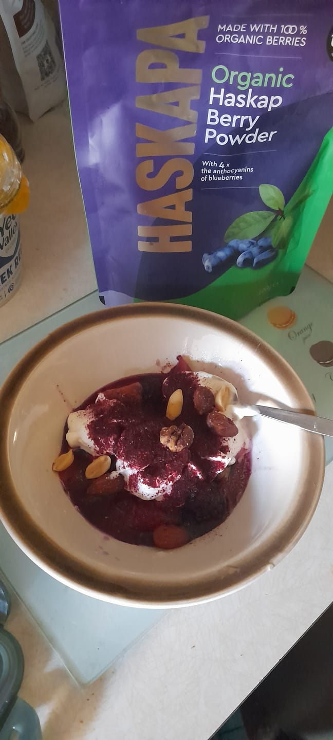 Customer photo review of Haskapa Organic Superfood Berry Powder