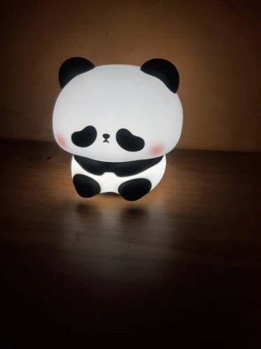 Customer photo review of Panda LED USB Rechargeable Silicone Night Lights