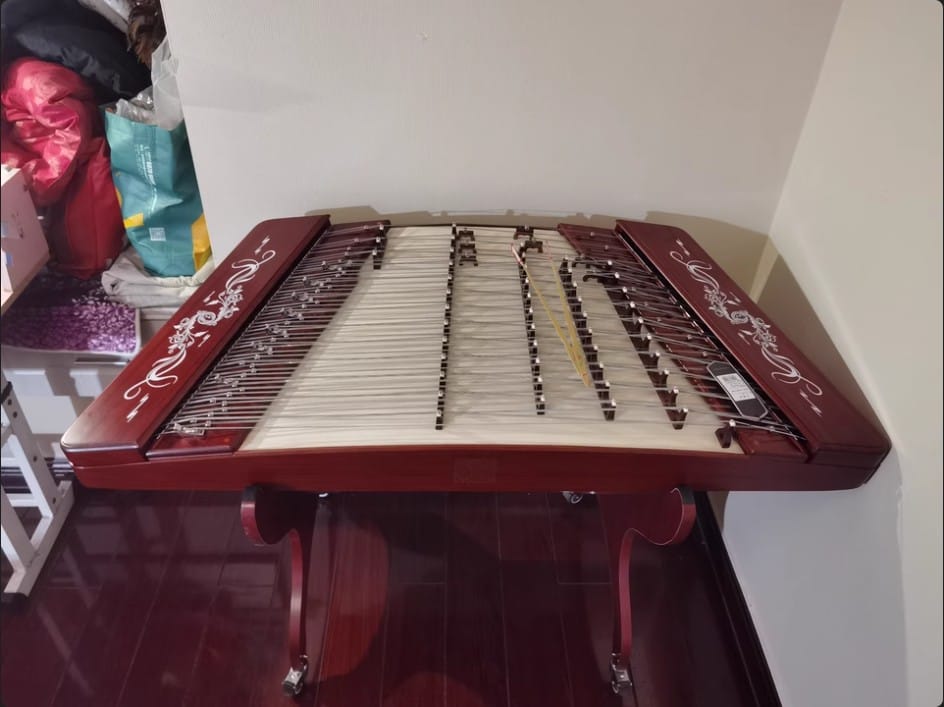 Customer photo review of YueHai DL22W African Rosewood 402 Yangqin – Double Phoenix Dance Design