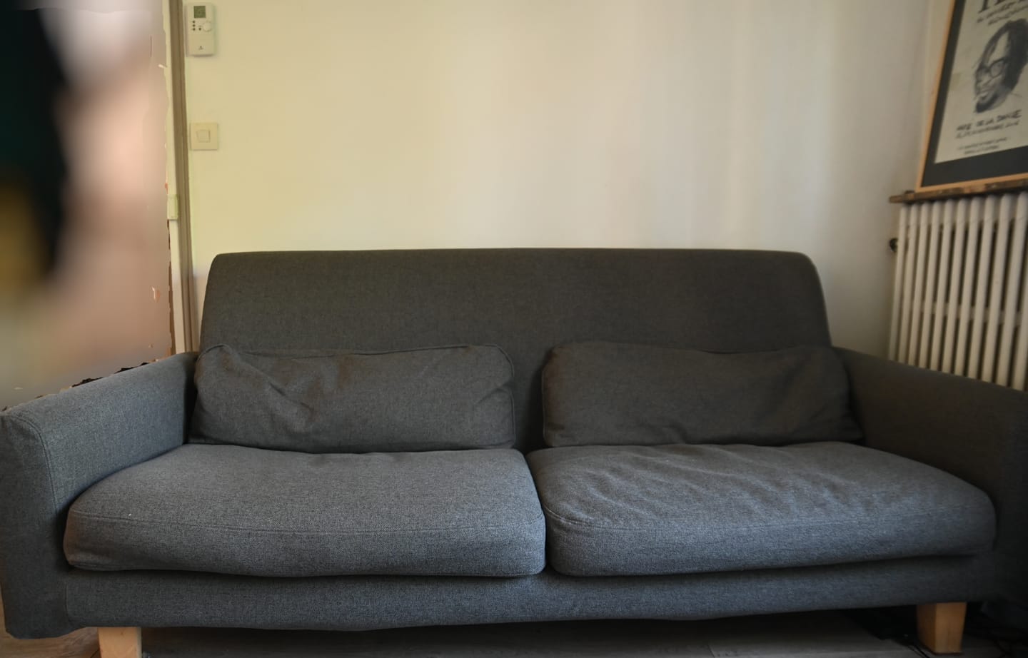 Customer photo review of NIKKALA 3 Seat IKEA Sofa Cover (With Hard Velcro)