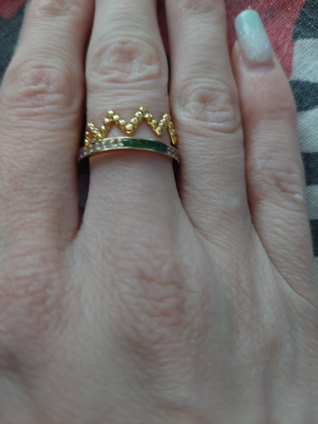 Customer photo review of Inel Rainbow - Gold