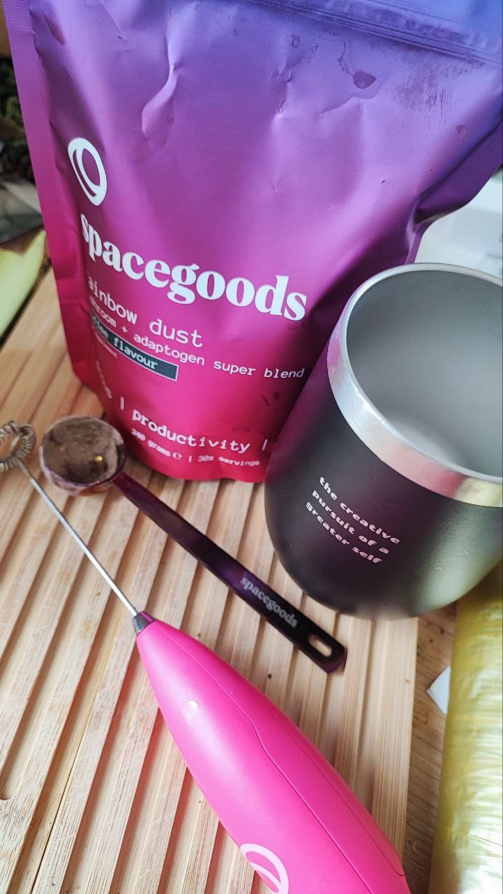 Customer photo review of rainbow dust starter kit