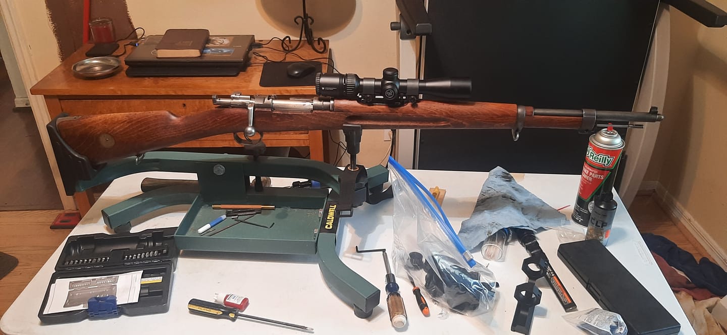 Customer photo review of Swedish Mauser NDT Long Eye Relief Mount for M38 and M96