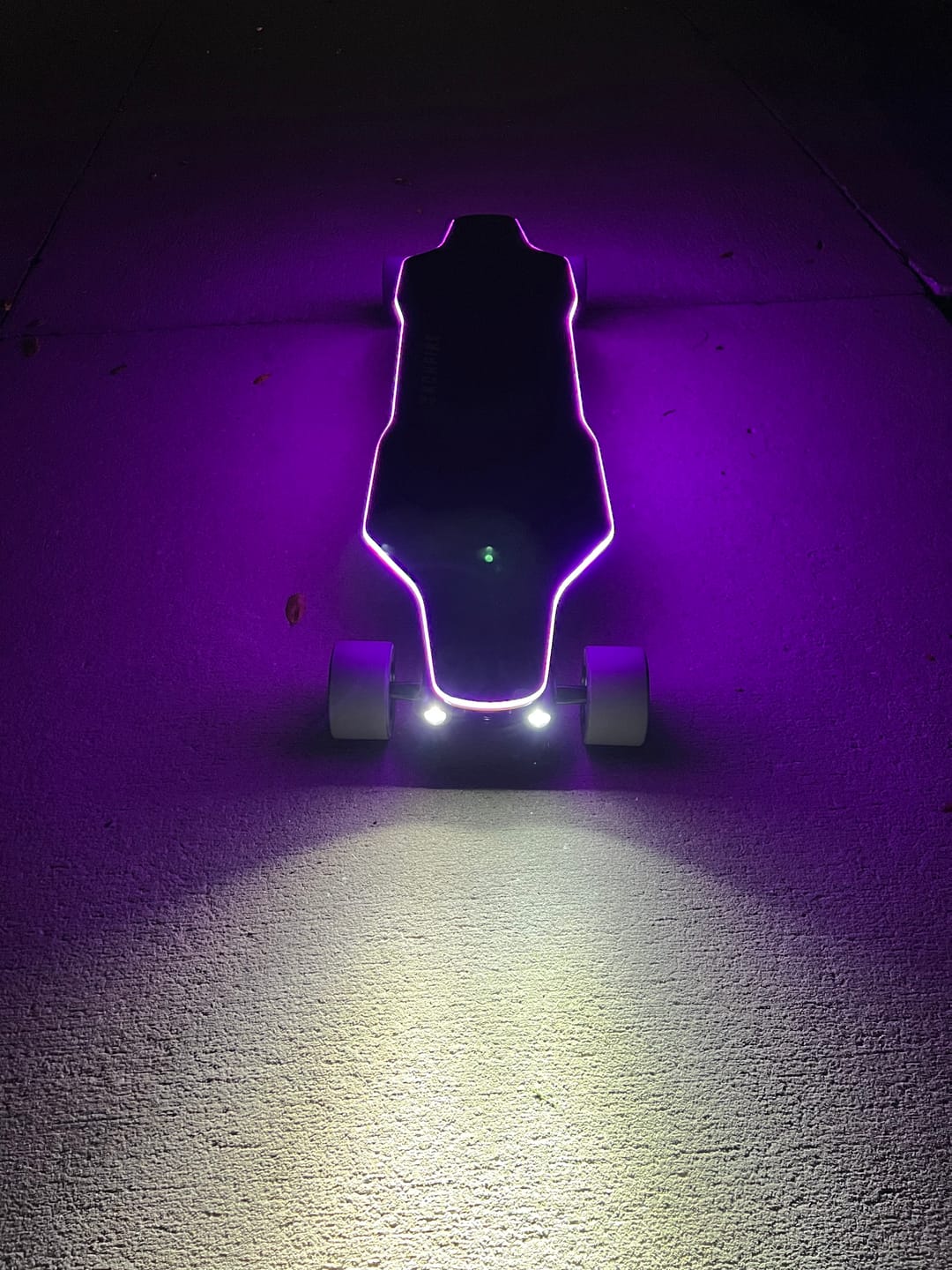 Customer photo review of Backfire Cannon II Electric Skateboard Lights