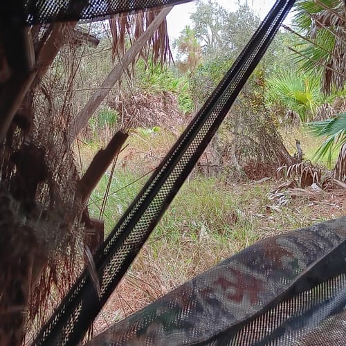 Customer photo review of VisX/VisMax 270 Degree 3 Full Panels See Through Hunting Blind 2 Sets Bundle