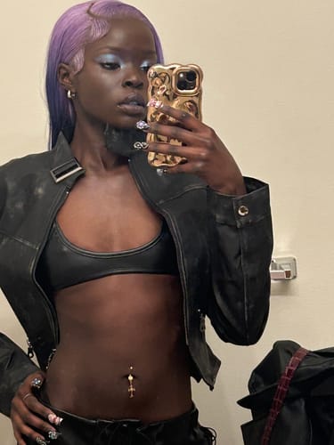 Customer photo review of EGO BRA (BLACK LEATHER)