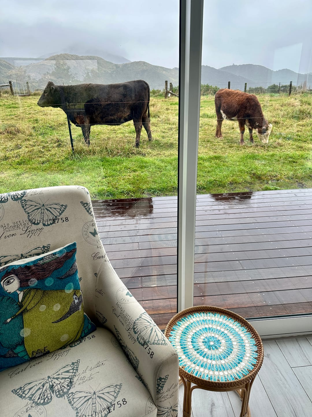 Customer photo review of Serene Rattan Table