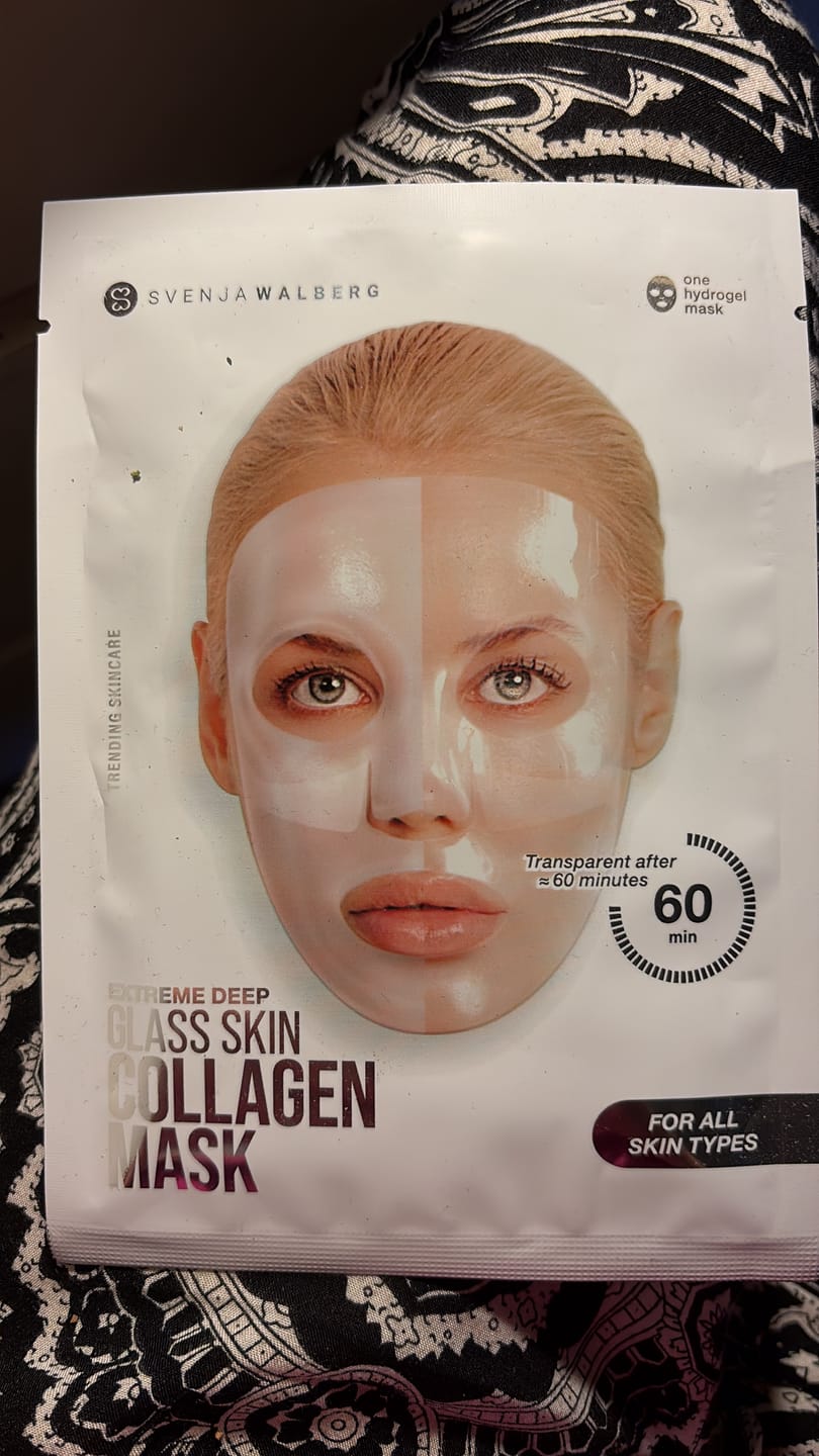 Customer photo review of Glassskinmask® - 3er Pack - Hydrogel Gesichtsmaske für strahlende Haut
