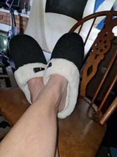 Customer photo review of PLUSH SHERPA SLIPPERS - 50% OFF