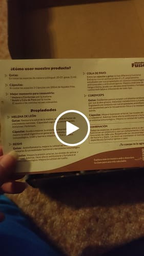 Customer video review of Packs gotas y capsulas Reishi