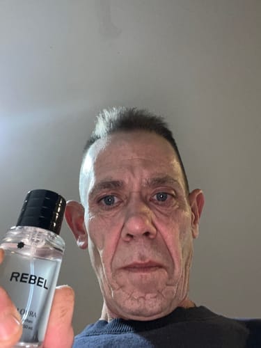 Customer photo review of Rebel Pheromone Cologne