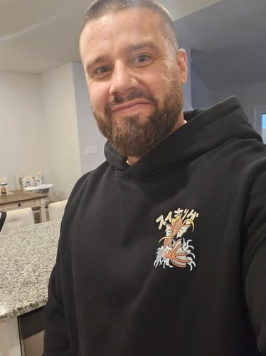 Customer photo review of Chef Octopus T-shirt