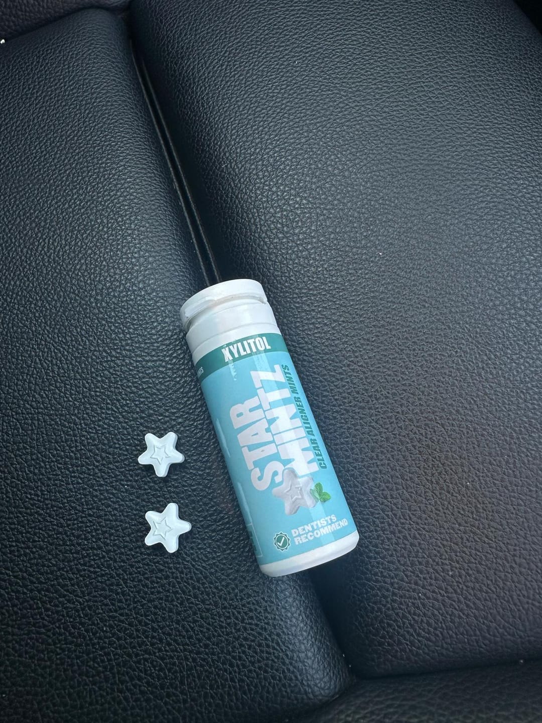 Customer photo review of StarMintz Breath Mints for Aligners
