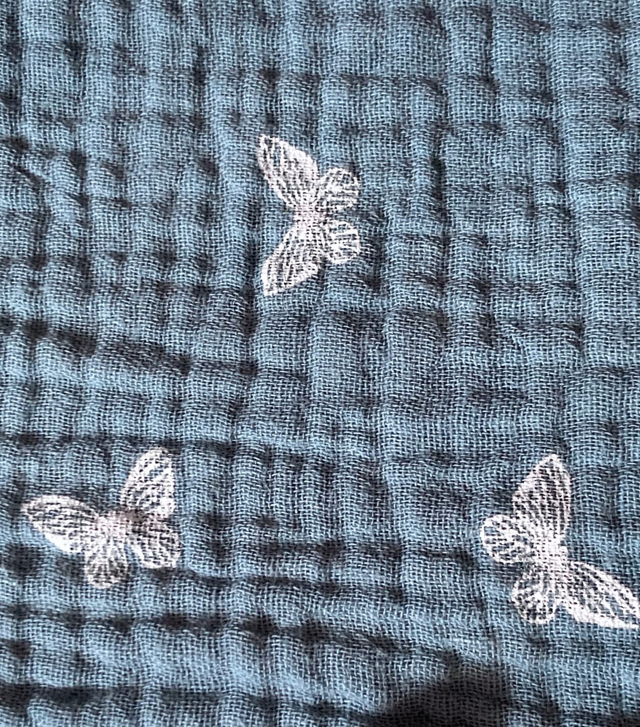 Customer photo review of All Over Butterflies Double Gauze Fabric