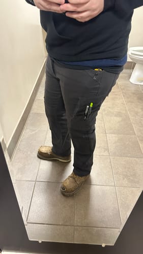 Customer photo review of FX-1 Slim Work Pants O.D. Green