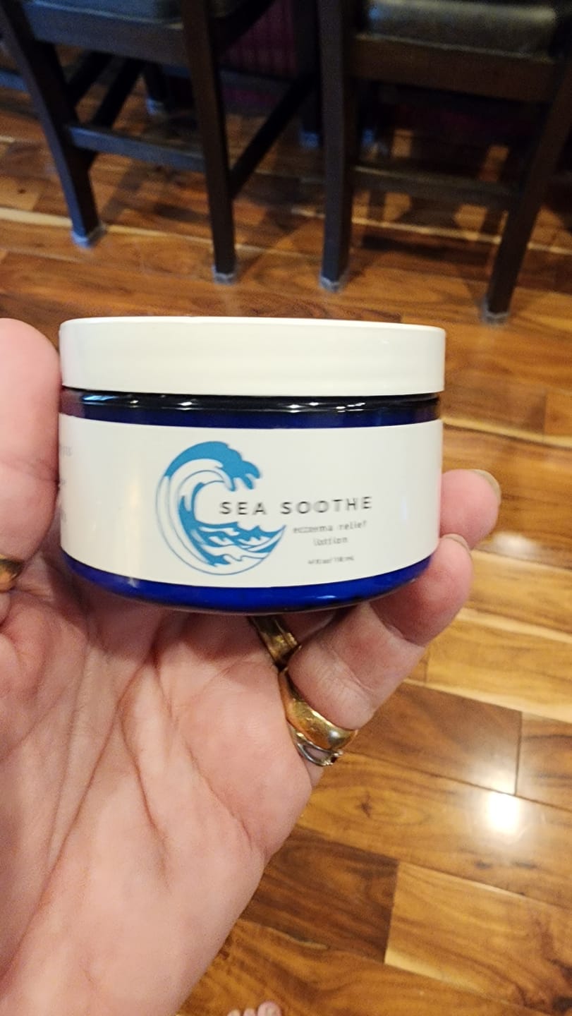 Customer photo review of Sea Soothe Dry Skin Relief Lotion