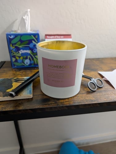 Customer photo review of Homebody - 3-Wick Candle