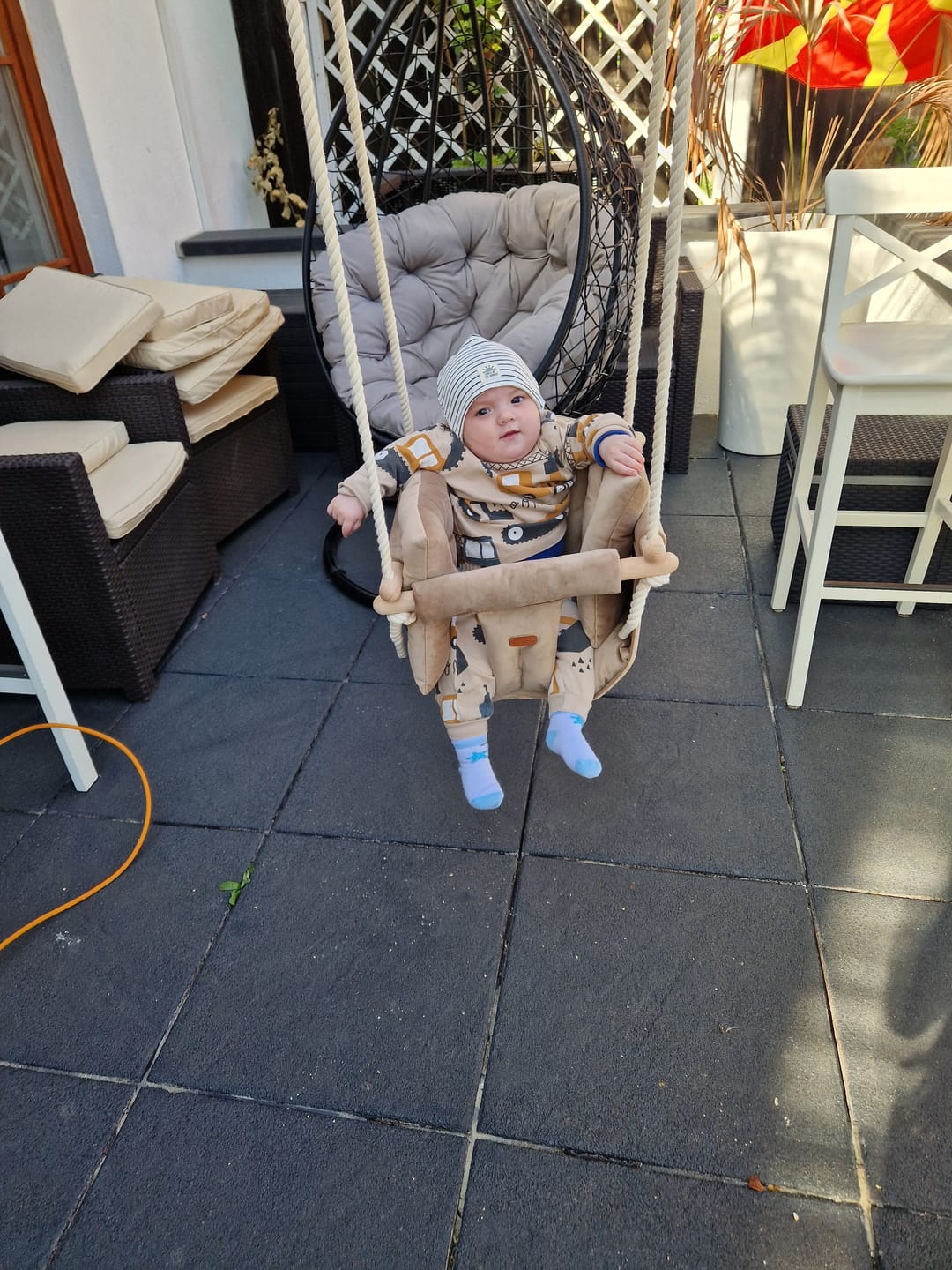 Customer photo review of Premium Brown Schaukel