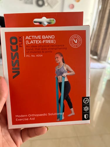 Customer photo review of Active Band (Latex Free) | Physical Resistance Band for Exercise, Workouts, Gym, Stretching, Yoga | Muscles & Joints Strengthener