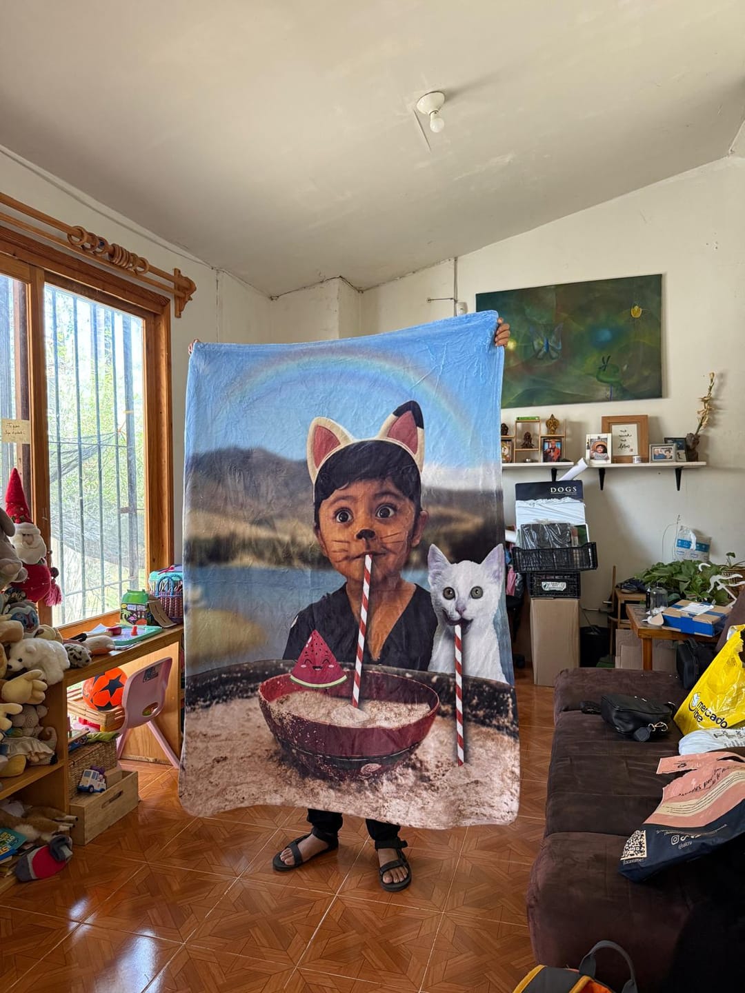 Customer photo review of Cobija frazada personalizable
