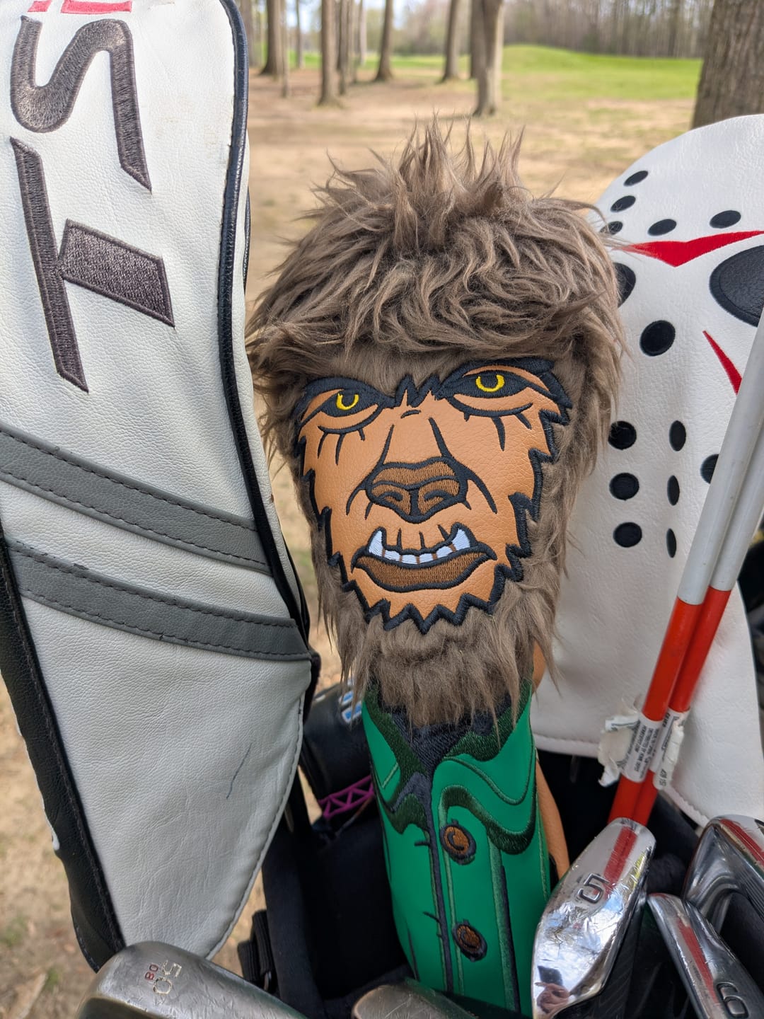 Customer photo review of Universal Monsters "Wolf Man" – Fairway Headcover