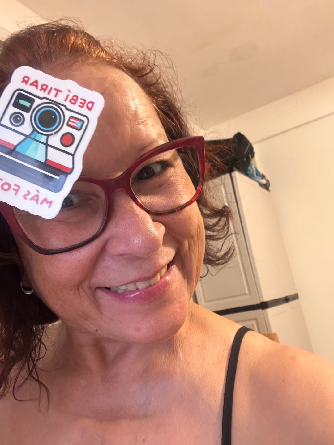 Customer photo review of Debí tirar más fotos (Sticker Laminado)