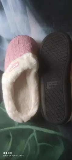 Customer photo review of PLUSH SHERPA SLIPPERS - 50% OFF