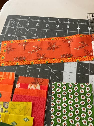Customer photo review of Fall's In Town Drawing Orange Ydg for RBD C13513 ORANGE - PRICE PER 1/2 YARD