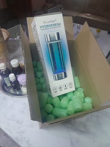 Customer photo review of Hydrofresh Hidrogénes víz készítő üveg
